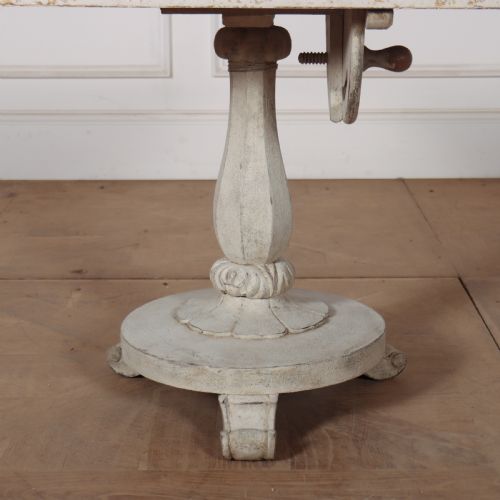 SMALL PAINTED LAMP TABLE - ADDITIONAL PHOTO 2