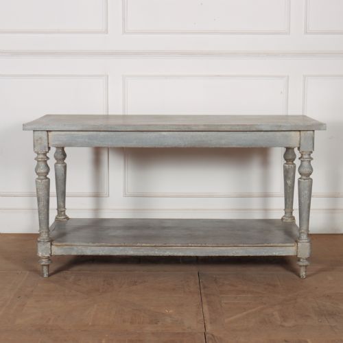 French Painted Drapers Table