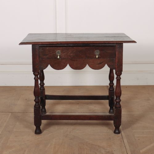 18th Century Oak Lamp Table