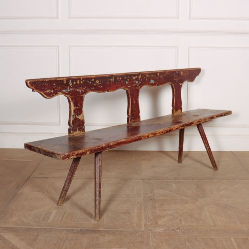 AUSTRIAN ORIGINAL PAINTED BENCH