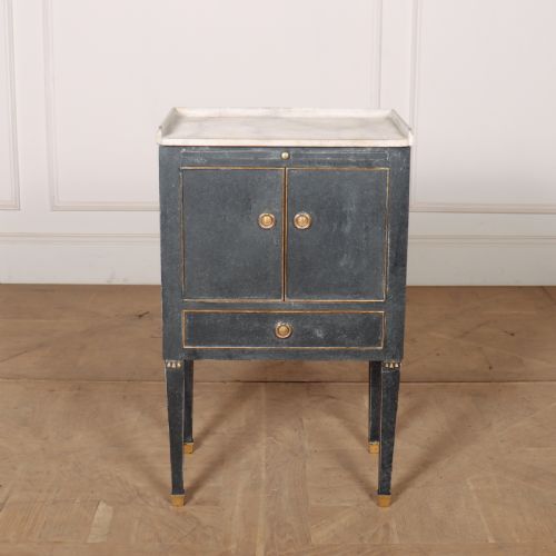 Swedish Painted Bedside Cupboard