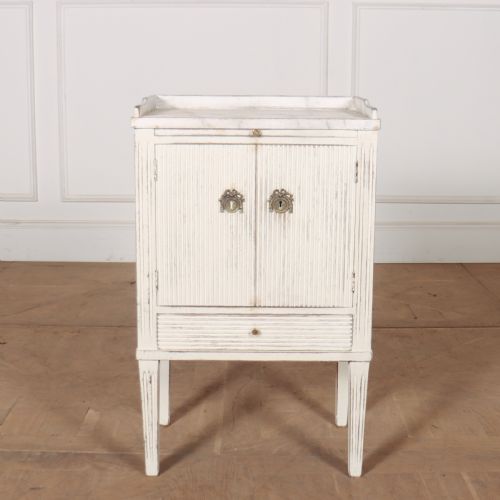 Swedish Painted Bedside Cupboard