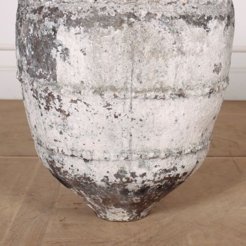 LARGE PAINTED TERRACOTTA OLIVE JAR - ADDITIONAL PHOTO 2