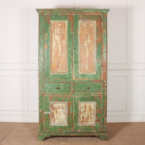 English Original Painted Cupboard