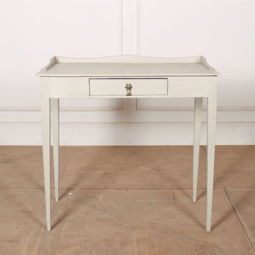 English Painted Lamp Table