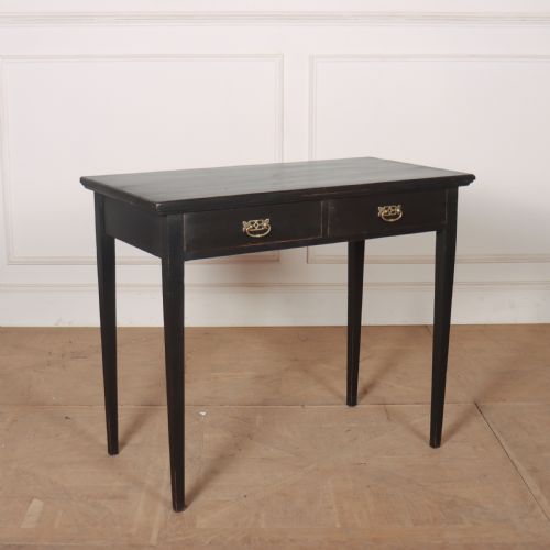 English Painted Lamp Table