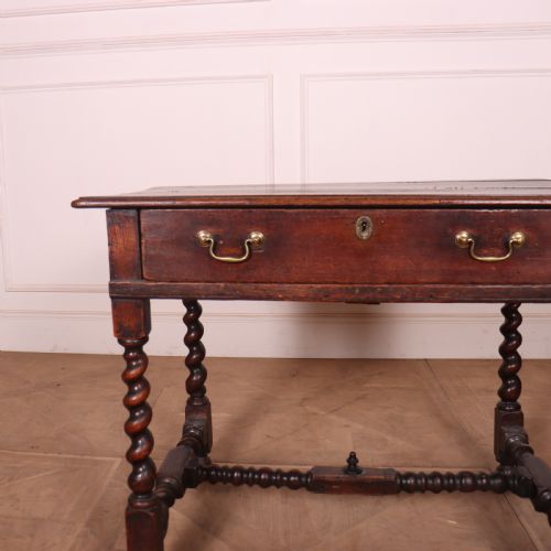 ENGLISH OAK LAMP TABLE - ADDITIONAL PHOTO 2
