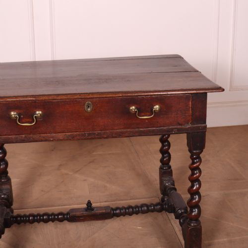 ENGLISH OAK LAMP TABLE - ADDITIONAL PHOTO 4