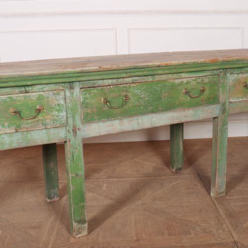 ORIGINAL PAINTED ENGLISH DRESSER BASE - ADDITIONAL PHOTO 2