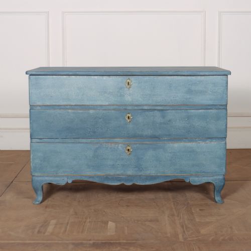 Swedish Painted Pine Commode