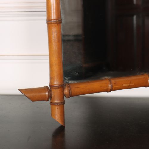 FRENCH FAUX BAMBOO MIRROR - ADDITIONAL PHOTO 3