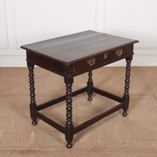 18TH CENTURY ENGLISH OAK SIDE TABLE - ADDITIONAL PHOTO 4