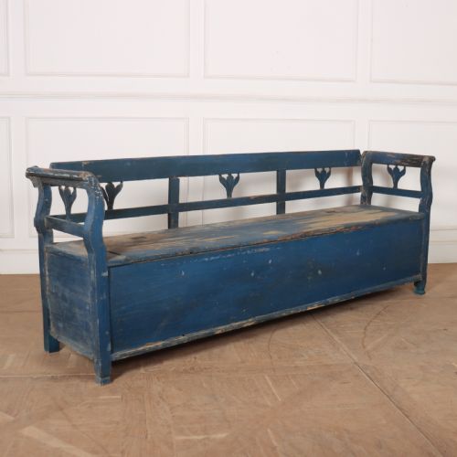 Original Painted Austrian Settle
