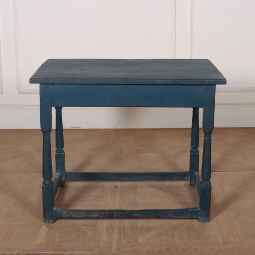 English Painted Lamp Table