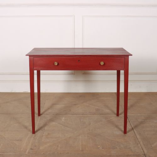 English Painted Lamp Table