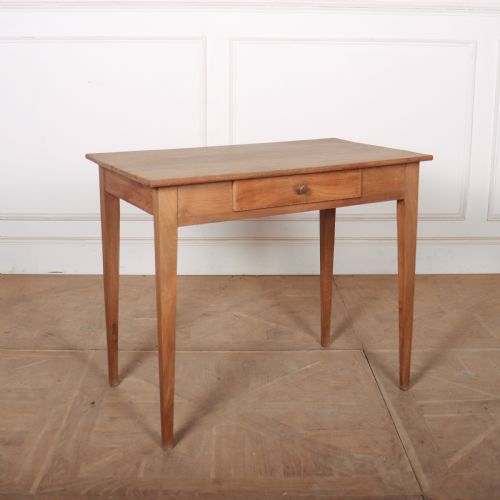 French Painted Fruitwood Side Table
