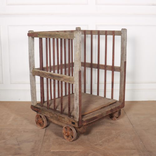 Scrubbed Oak Log Bin