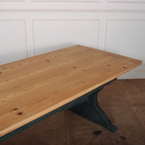 ITALIAN PAINTED TRESTLE TABLE - ADDITIONAL PHOTO 5
