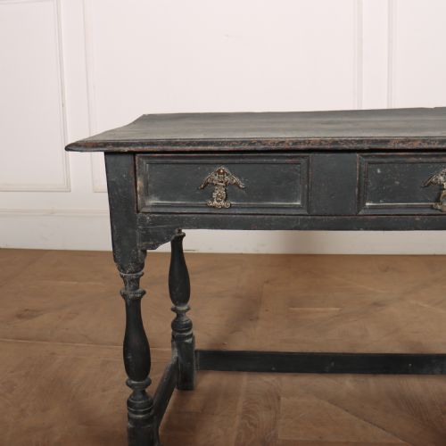 ENGLISH PAINTED LAMP TABLE - ADDITIONAL PHOTO 1
