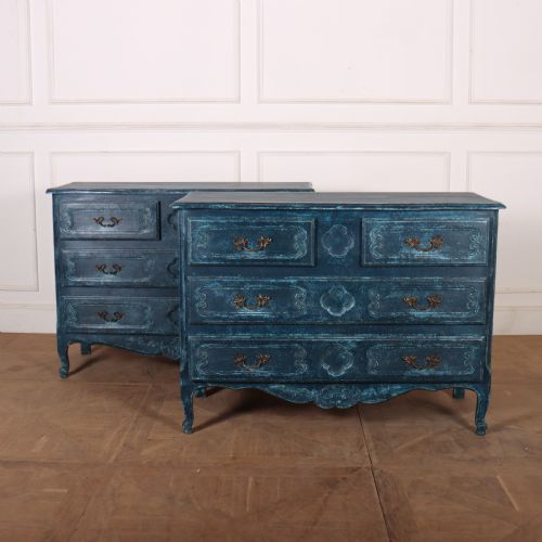 Pair of Painted Commodes