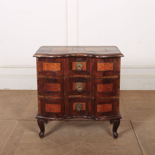 Small Italian Serpentine Bedside Commode
