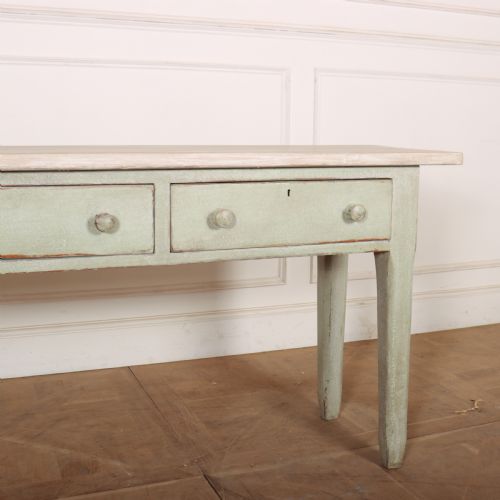 NARROW PAINTED CONSOLE TABLE - ADDITIONAL PHOTO 2