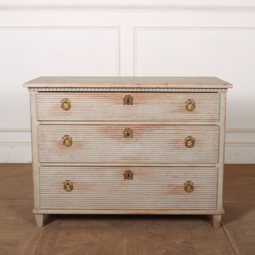 Swedish Painted Pine Commode