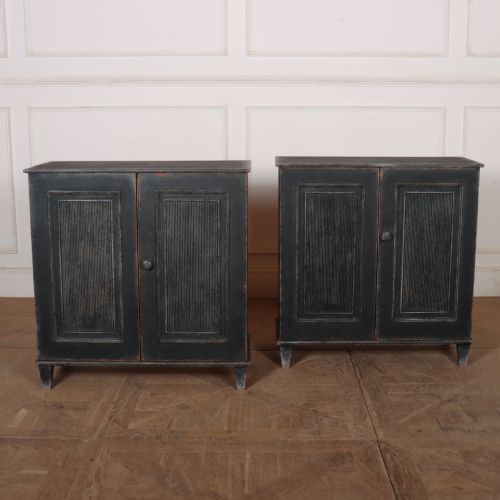 Pair of Swedish Painted Buffets