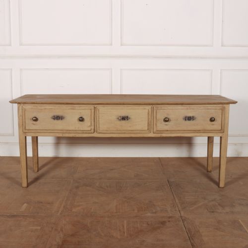 French Painted Oak Dresser Base