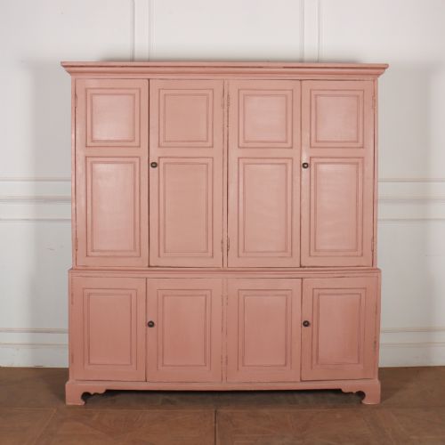 English Painted Housekeepers Cupboard