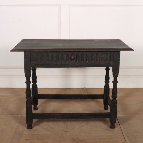 18th Century English Painted Lamp Table
