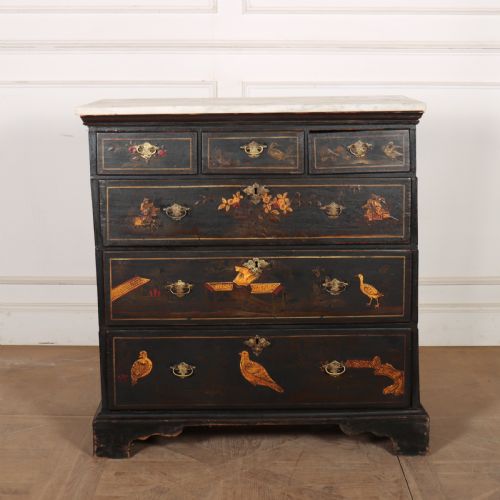 English Chinoiserie Chest of Drawers