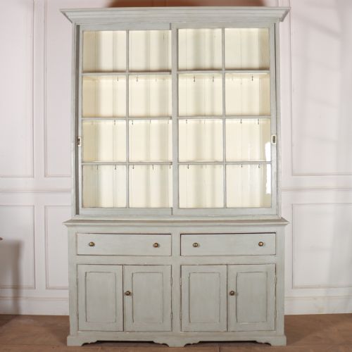 19th Century English Glazed Dresser