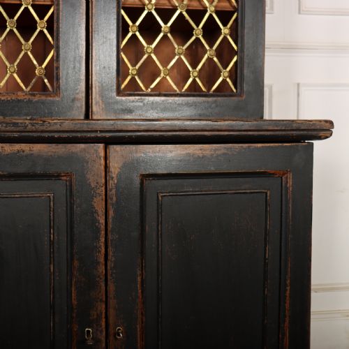 WONDERFUL SCOTTISH PAINTED BOOKCASE - ADDITIONAL PHOTO 5