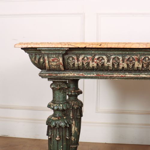 FRENCH MARBLE TOP PASTRY TABLE - ADDITIONAL PHOTO 1