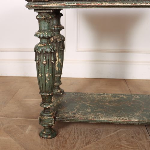 FRENCH MARBLE TOP PASTRY TABLE - ADDITIONAL PHOTO 2
