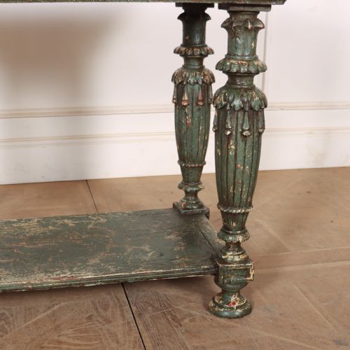 FRENCH MARBLE TOP PASTRY TABLE - ADDITIONAL PHOTO 4