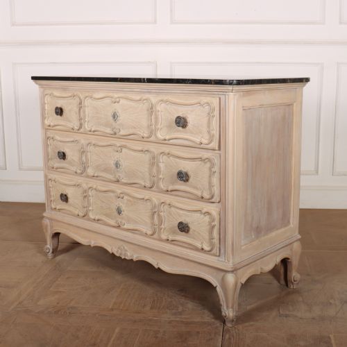 FRENCH BLEACHED OAK COMMODE - ADDITIONAL PHOTO 7