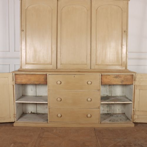 ENGLISH PAINTED HOUSEKEEPERS CUPBOARD - ADDITIONAL PHOTO 4