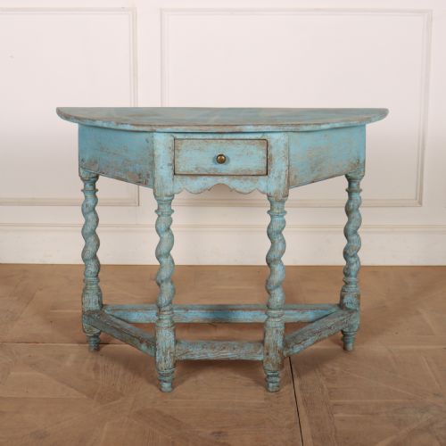 Painted Barley Twist Console Table