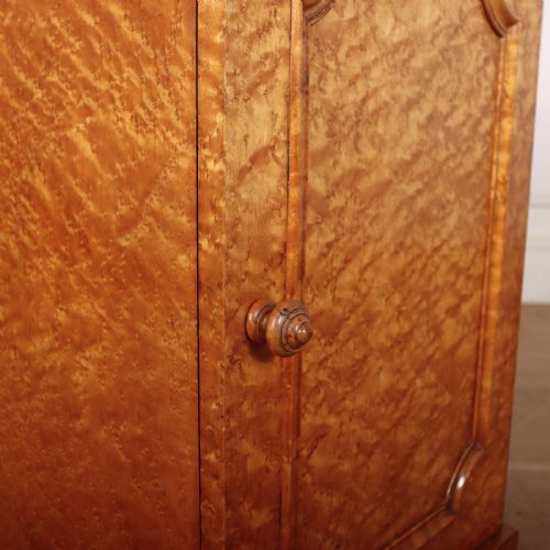 ENGLISH BURR ELM BEDSIDE CABINET - ADDITIONAL PHOTO 2