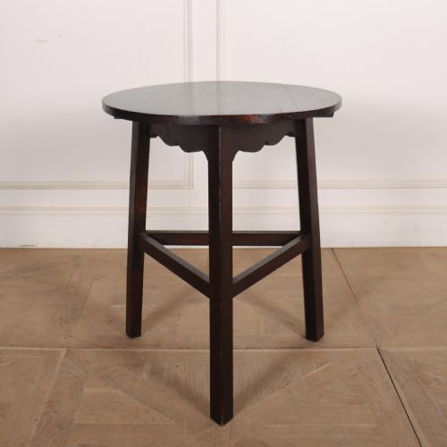 18th Century Welsh Oak Cricket Table