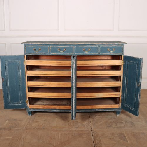 SWEDISH PAINTED LINEN CUPBOARD - ADDITIONAL PHOTO 5