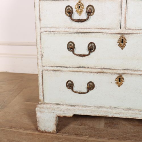 18TH CENTURY ENGLISH PAINTED BUREAU - ADDITIONAL PHOTO 2