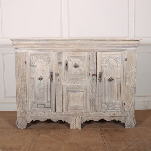 18th Century Spanish Bleached Oak Cupboard