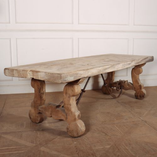 Spanish Bleached Oak Dining Table