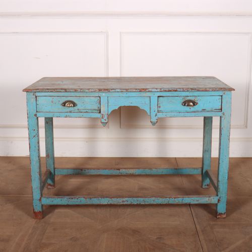 ENGLISH ORIGINAL PAINTED LAMP TABLE