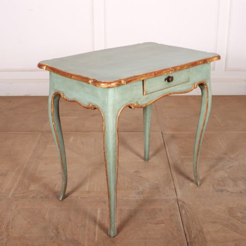 FRENCH PAINTED SIDE TABLE - ADDITIONAL PHOTO 4