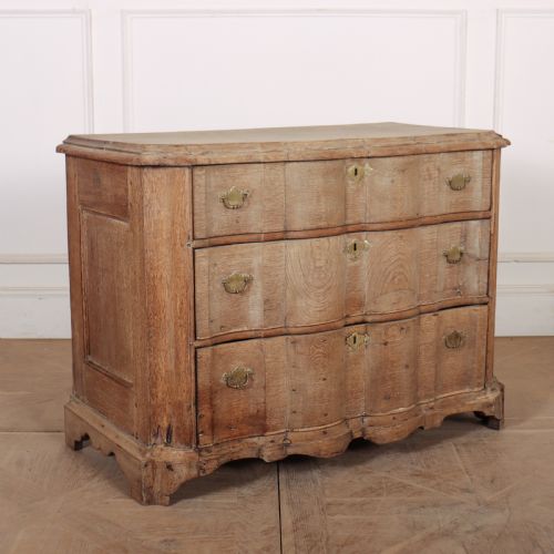 18th Century Bleached Oak Commode