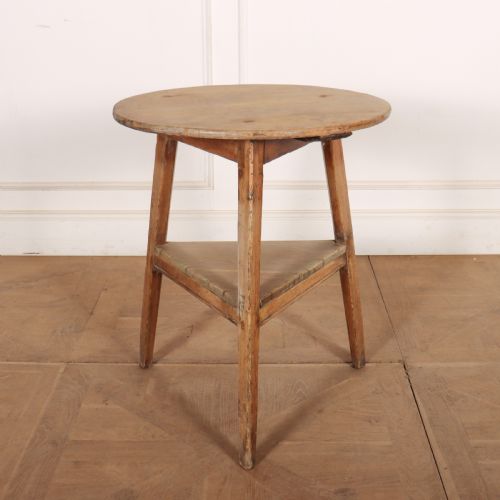 18th Century Welsh Pine Cricket Table